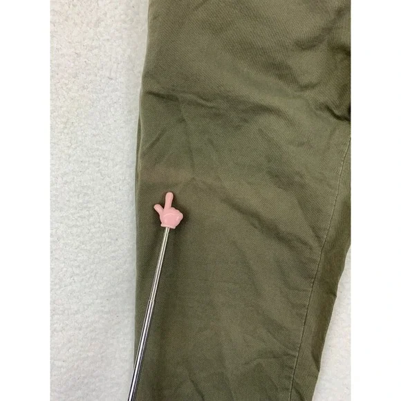 Banana Republic Women's Size 0 Olive Green Chino Pants 100% Cotton NWT - Picture 5 of 12